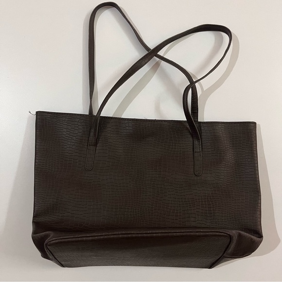 Handbags - Chocolate Brown Tote Bag